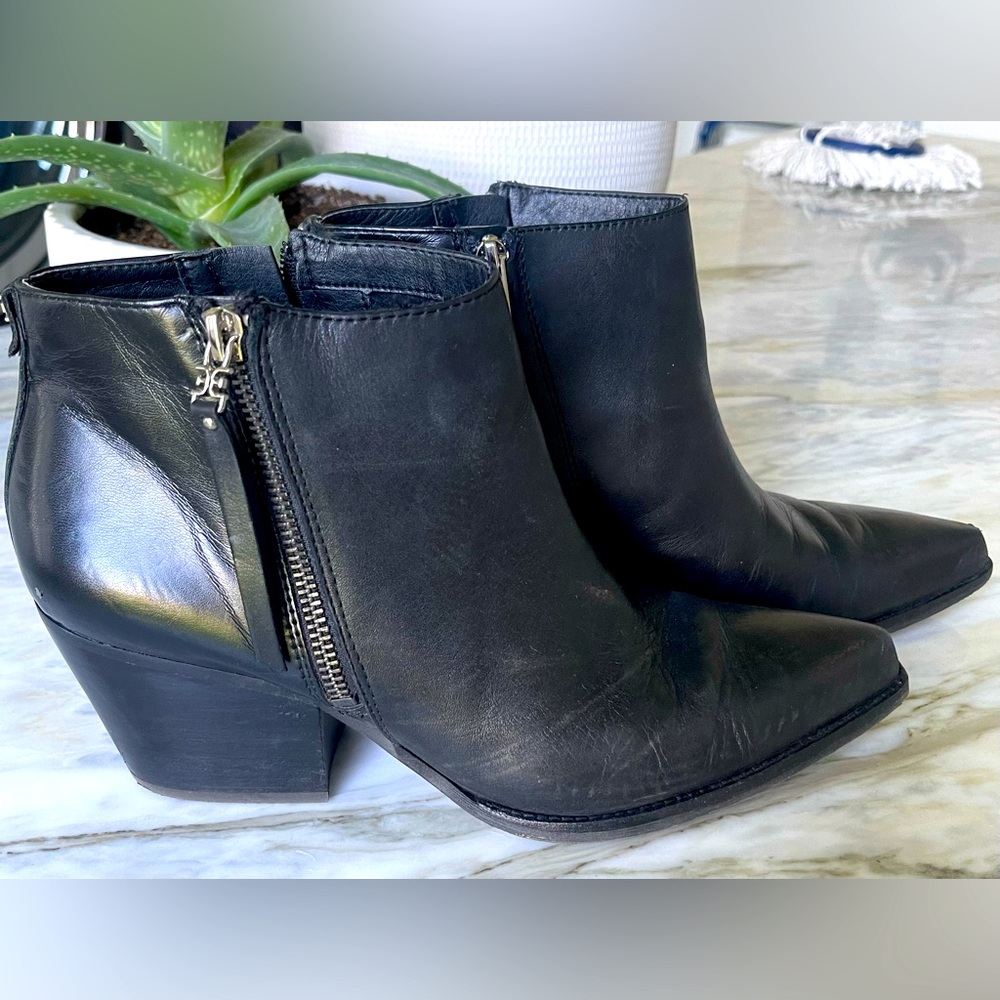Sam Edelman Walden Leather Ankle Boot Size 9.5